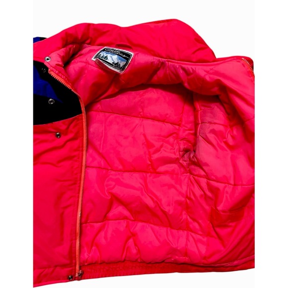 Vintage Gerry Ski Jacket Men's Medium Neon Retro Parka Coat‎ 80s Made in the USA - Picture 10 of 15